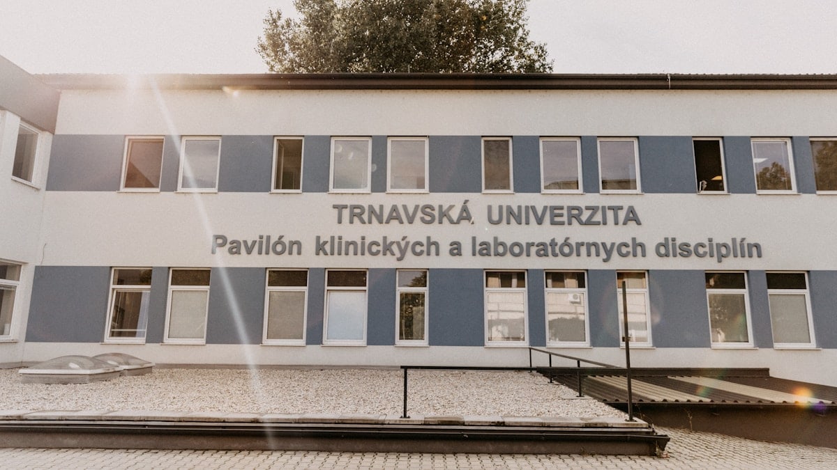 Pavilion of clinical and laboratory disciplines of the Trnava University in Trnava.
